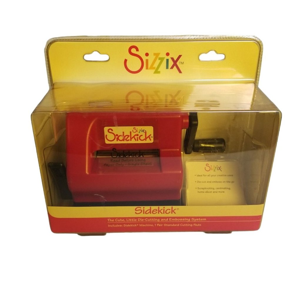 Sizzix Sidekick Little Die-Cutting & Embossing System  Factory Sealed  Red